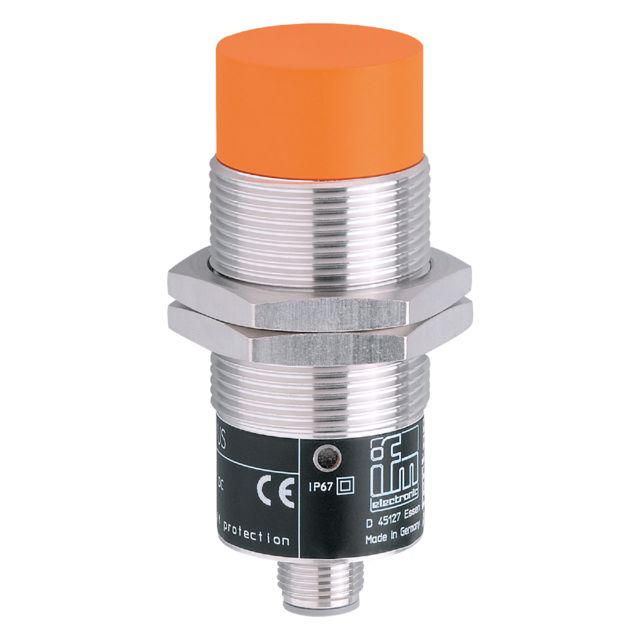 ifm electronic Inductive Threaded Barrel Proximity Sensor, M30, 15 mm Detection, PNP/NPN NO/NC, 10 → 55 V dc