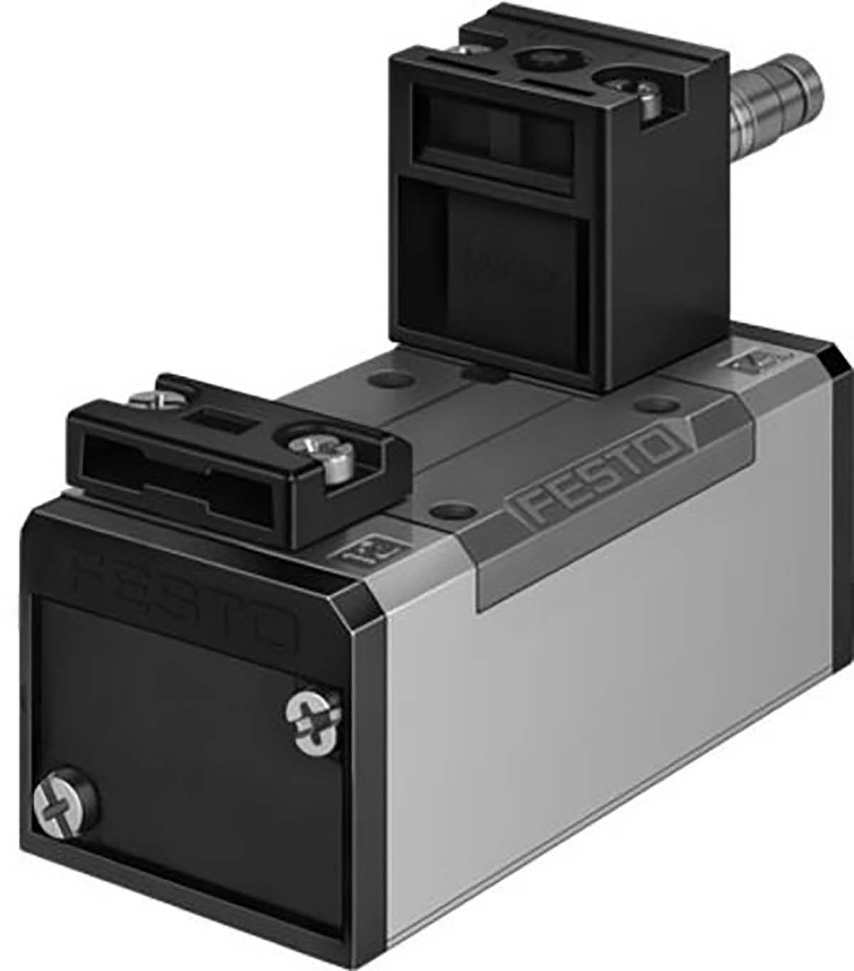 Festo 5/2 Monostable Pneumatic Solenoid/Pilot-Operated Control Valve - Electrical MN1H Series, 160896