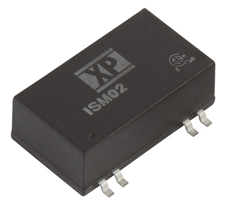 XP Power ISM02 DC-DC Converter, 5V dc/ 400mA Output, 4.5 → 5.5 V dc Input, 2W, Surface Mount, +105°C Max Temp