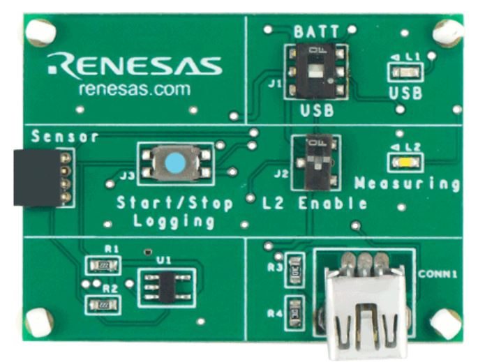 Renesas Electronics HS4000-EVK Temperature & Humidity Sensor Evaluation Kit HS4001 Humidity and Temperature Sensor
