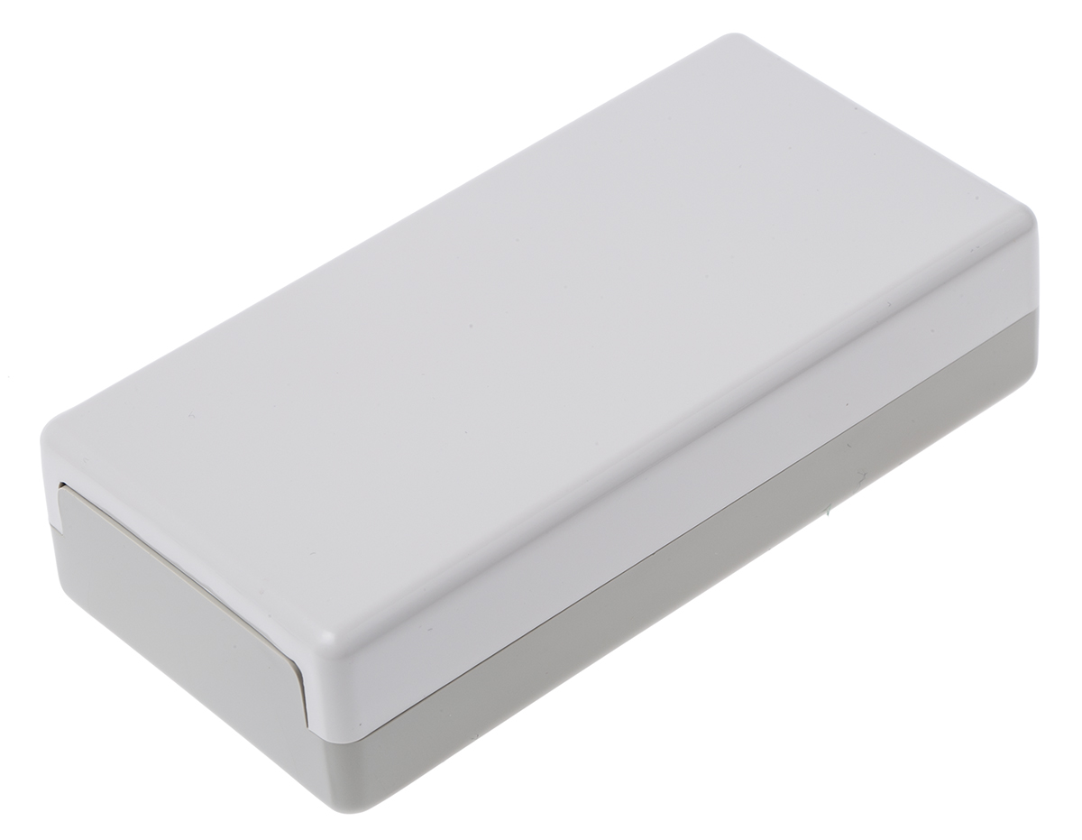 OKW Flat-Pack Case Grey ABS Instrument Case 25 mm, 100 mm, 50 mm