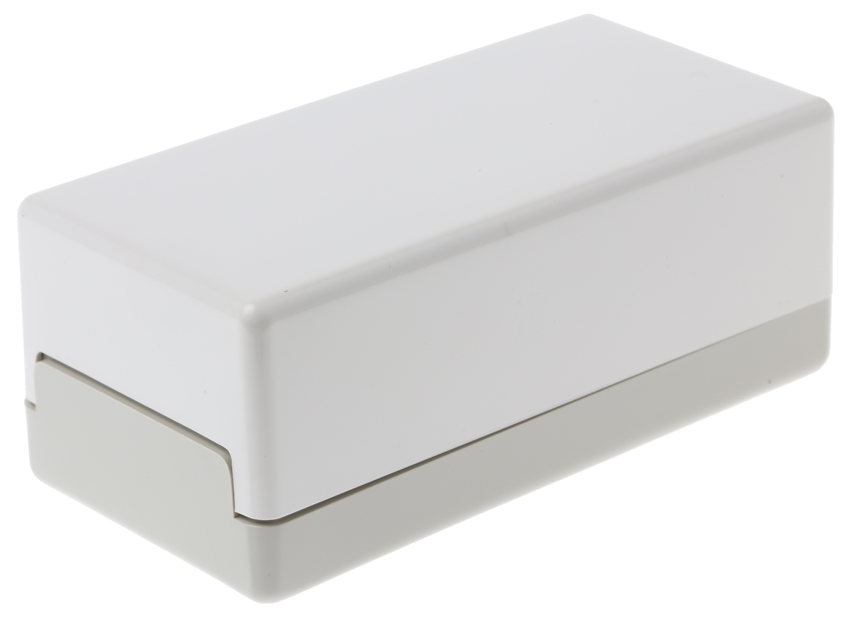 OKW Flat-Pack Case Series Grey ABS Enclosure, IP40 40 mm, 100 mm, 50 mm