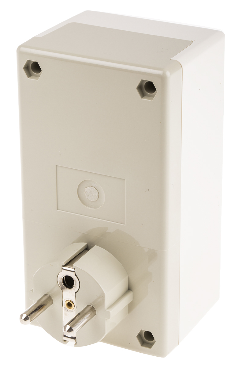 a9022465 OKW White, Grey ABS Plug Case, IP40 55 mm, 120 mm, 110 mm