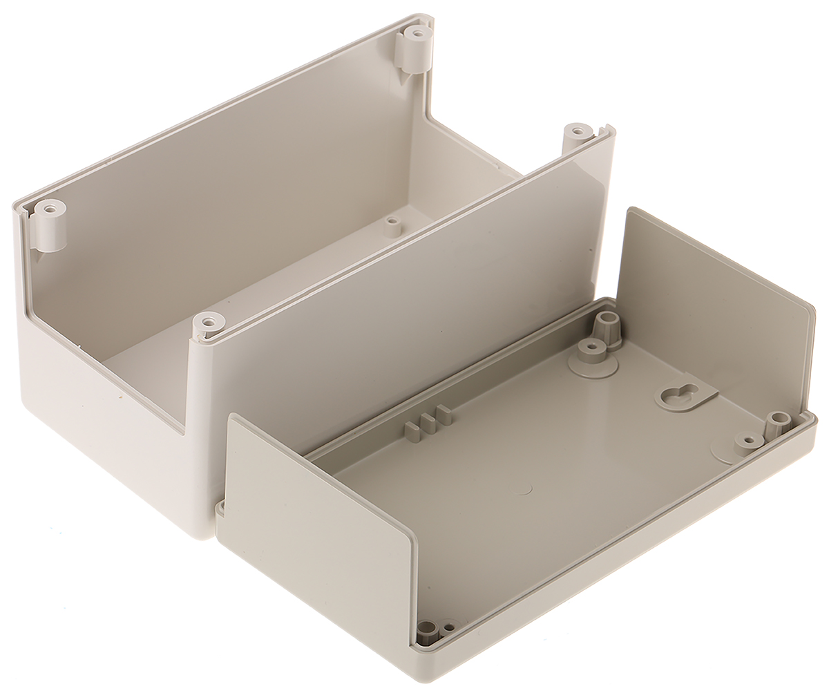 a9031065 OKW Flat-Pack Case H Series White ABS Enclosure, IP40 80 mm, 150 mm, 80 mm