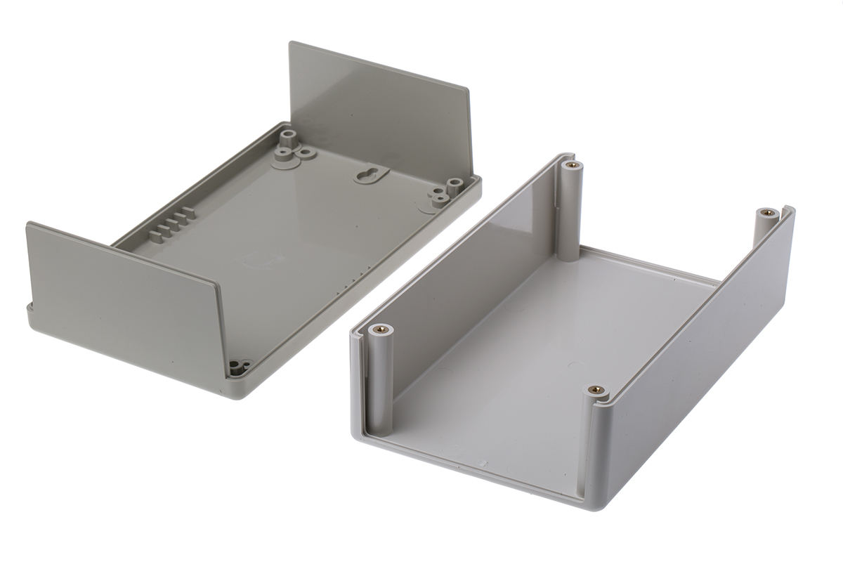 a9040065 OKW Flat-Pack Case Grey ABS Instrument Case 60 mm, 189 mm, 110 mm