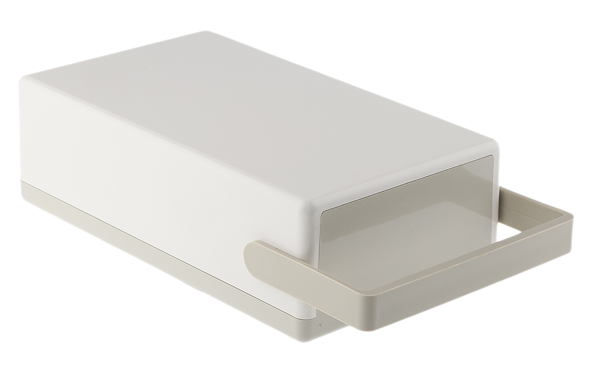 OKW Flat-Pack Case Grey ABS Instrument Case 60 mm, 189 mm, 110 mm