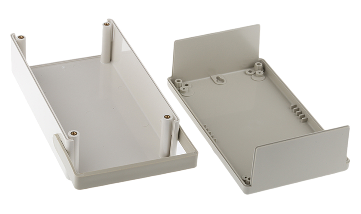 a9040165 OKW Flat-Pack Case Grey ABS Instrument Case 60 mm, 189 mm, 110 mm