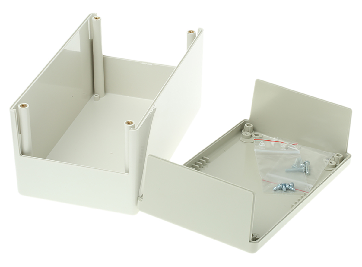 a9041065 OKW Flat-Pack Case Grey ABS Instrument Case 97 mm, 189 mm, 110 mm