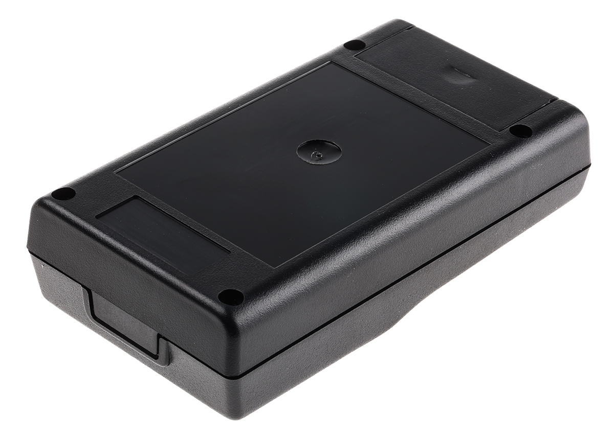 a9060019 OKW Black ABS Handheld Enclosure Integral Battery Compartment Display Window, IP65, IP40, 145 mm x 37 mm x, 80 mm