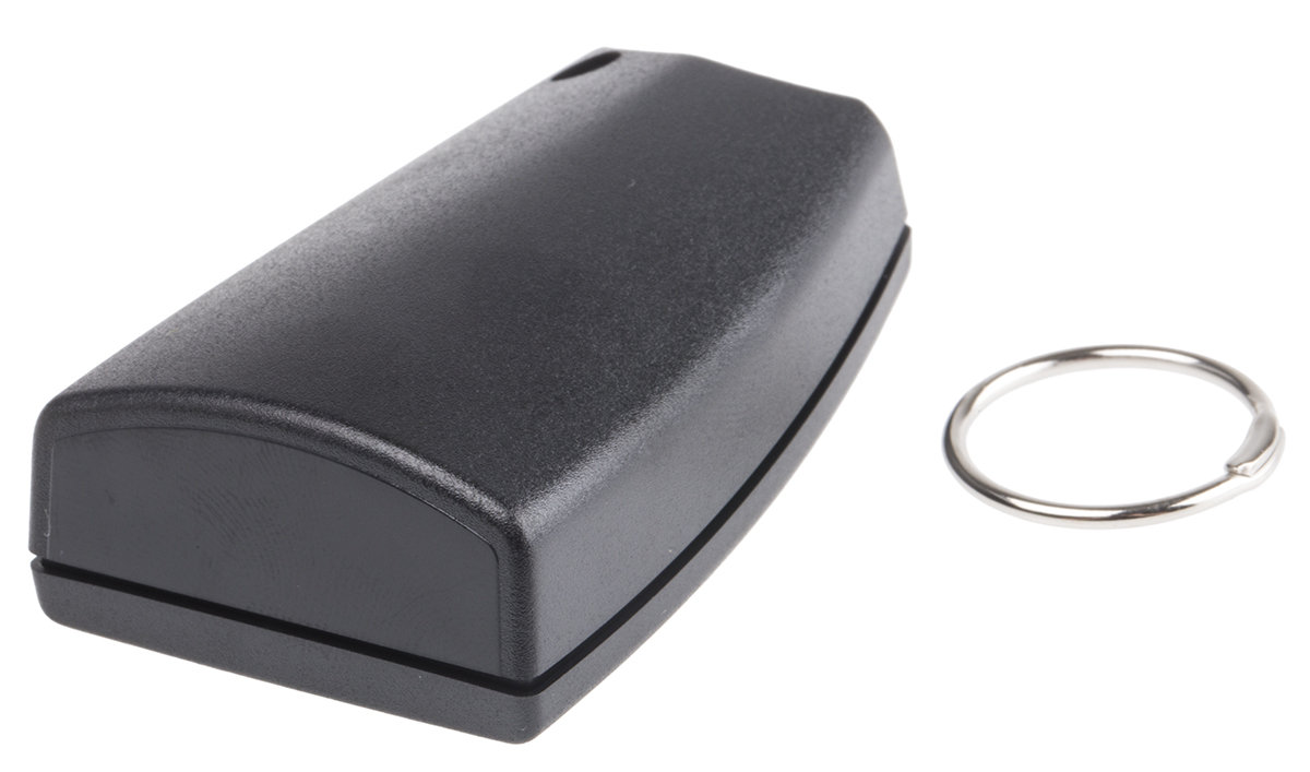 OKW Smart case Series Black ABS Handheld Enclosure Integral Battery Compartment, IP40, 58 mm x 19 mm x, 36 mm