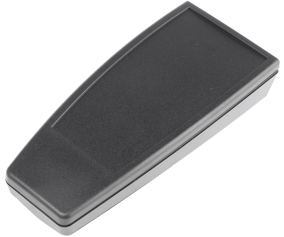 OKW Smart case Series Black ABS Handheld Enclosure Integral Battery Compartment, IP40, 140 mm x 31 mm x, 63 mm
