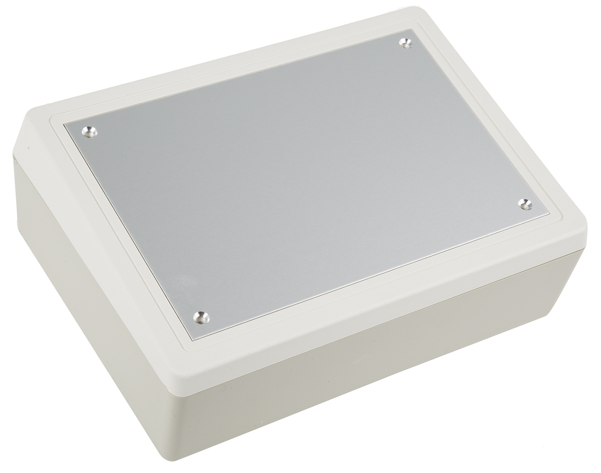OKW DeskCase 190 Series White ABS Desktop Enclosure, 138 mm 70 mm, 190 mm