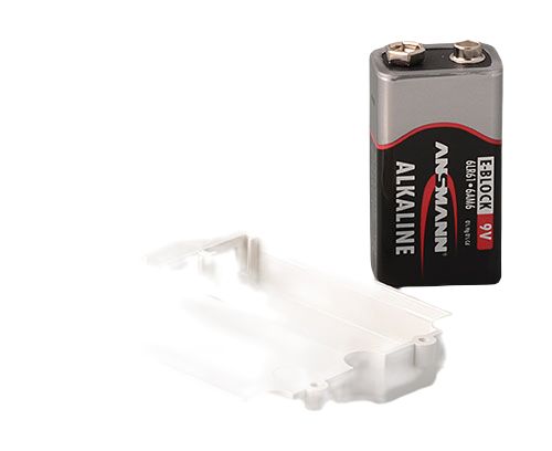OKW A91 Series Off-White ABS Handheld Case Integral Battery Compartment, 125 mm x 30 mm x, 60 mm