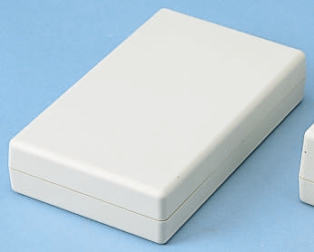 OKW Datec-Mobil-Box Series White ABS Handheld Enclosure Integral Battery Compartment, IP40, IP65, 190 mm x 68 mm x, 138