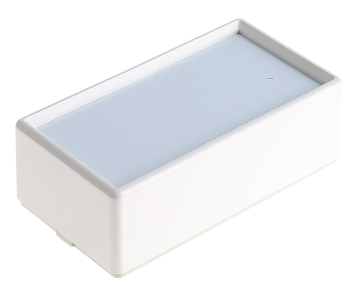 OKW Flat-Pack Case White ABS Instrument Case 40 mm, 120 mm, 65 mm