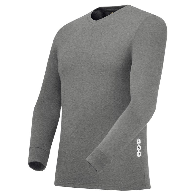 Cepovett Safety Grey Cotton, Modacrylic T-Shirt, EUR- 5XL