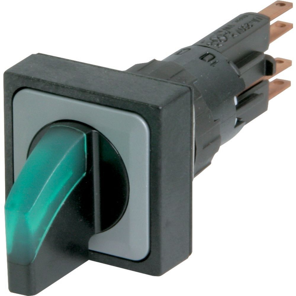Eaton RMQ16 Series 2 Position Selector Switch Head, 16mm Cutout, Black/Green Handle