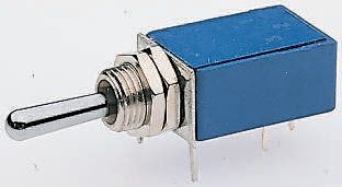 21146na APEM Toggle Switch, PCB Mount, On-On, DPDT, Through Hole Terminal, 30 V dc, 125 V ac