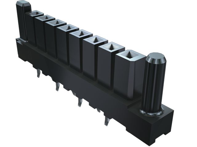 Samtec IPBS Series Straight Through Hole Mount PCB Socket, 2-Contact, 1-Row, 4.191mm Pitch, Solder Termination