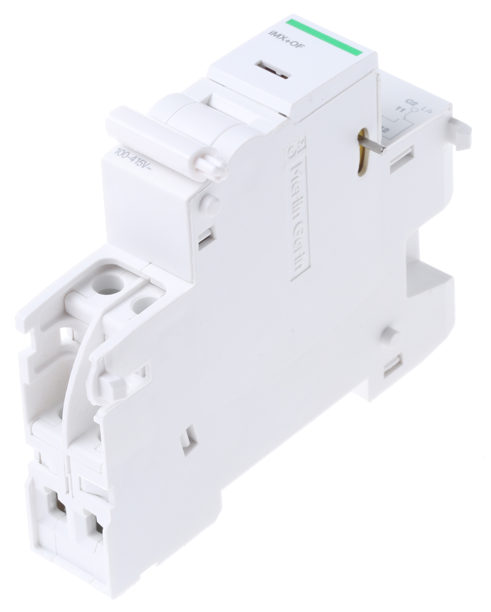 a9a26946 Schneider Electric 415V DIN Rail Circuit Trip for use with Ild Double Terminal, ARA, RCA, ISW-NA, IDPN Vigi, IlD MCB,