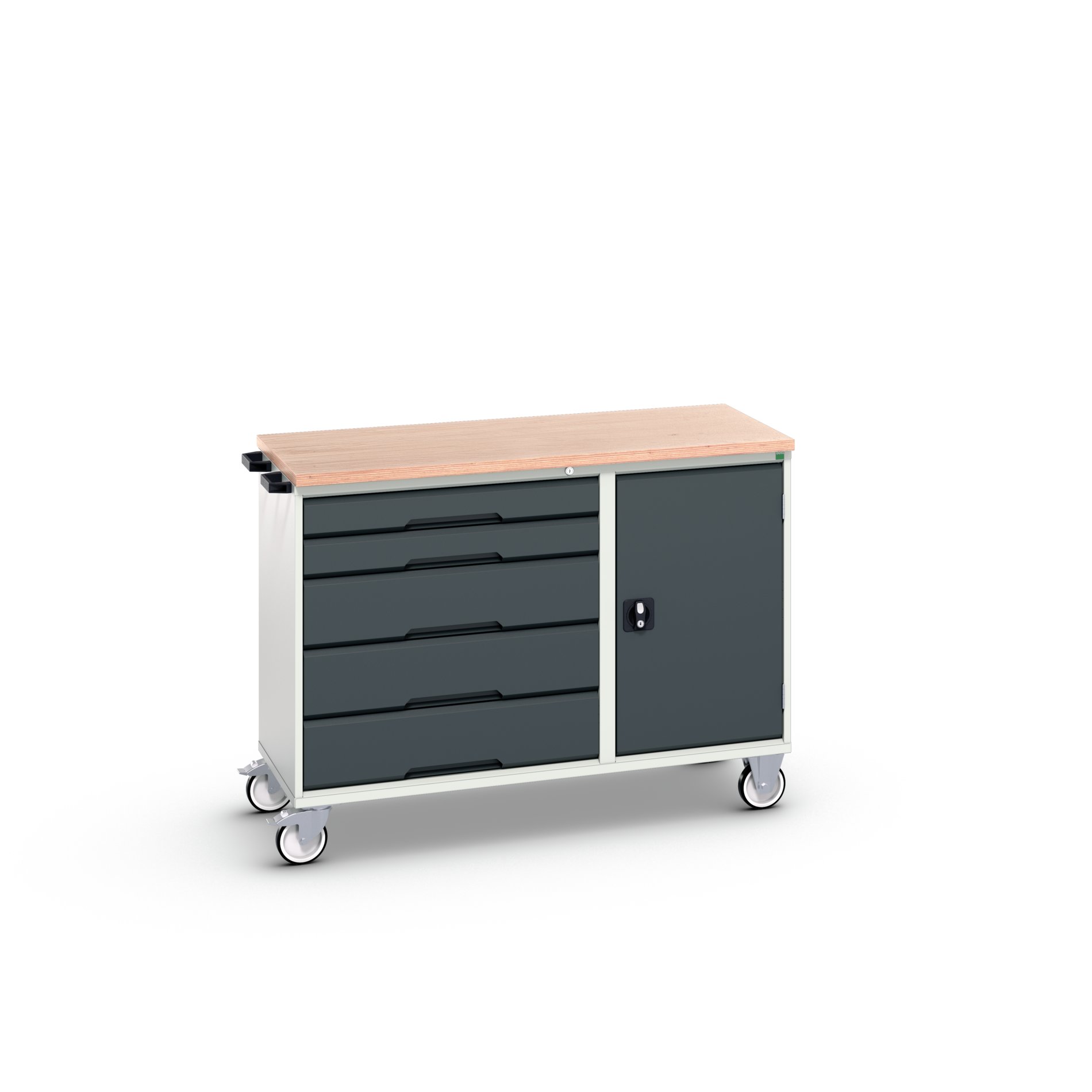 Bott Steel Trolley Trolley, 1300 x 600 x 980mm, 200kg Load