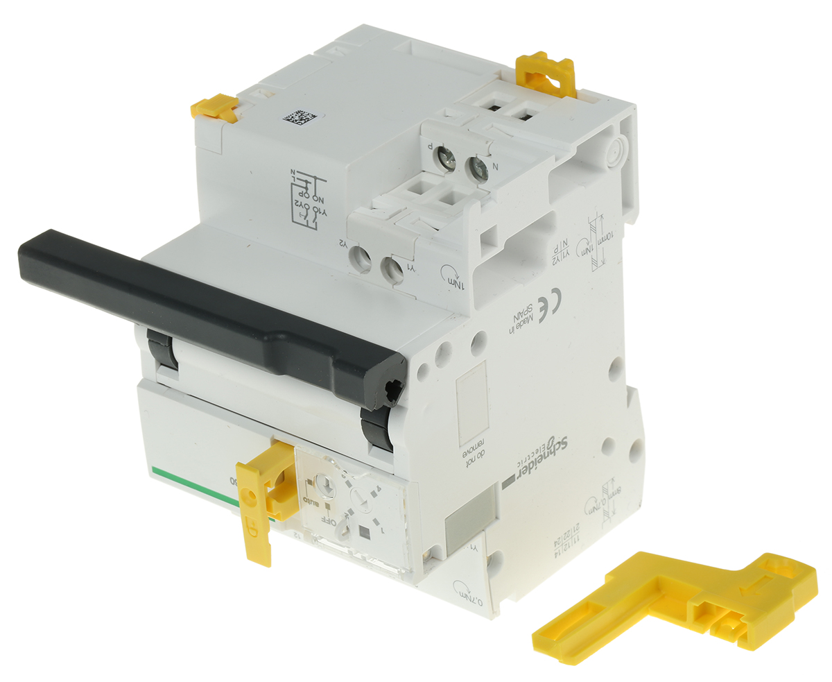 Schneider Electric DIN Rail Circuit Trip for use with Circuit Breaker