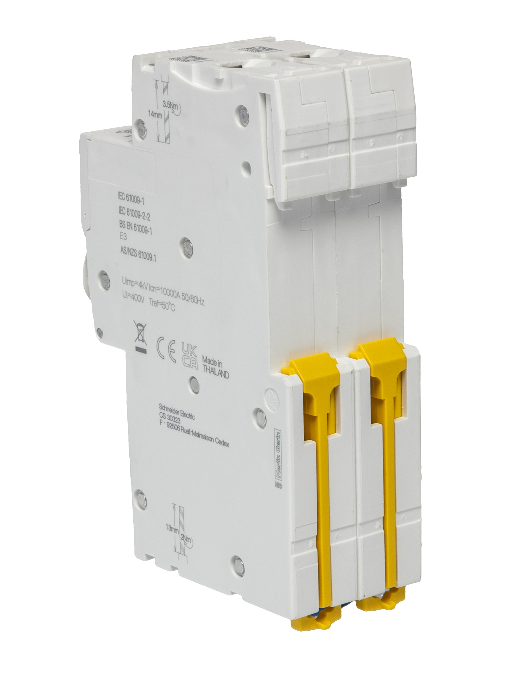 a9d11232 Schneider Electric Residual Current Circuit Breaker with Overload Protection, 32A Current Rating, 2-Pole, 30 mA Trip