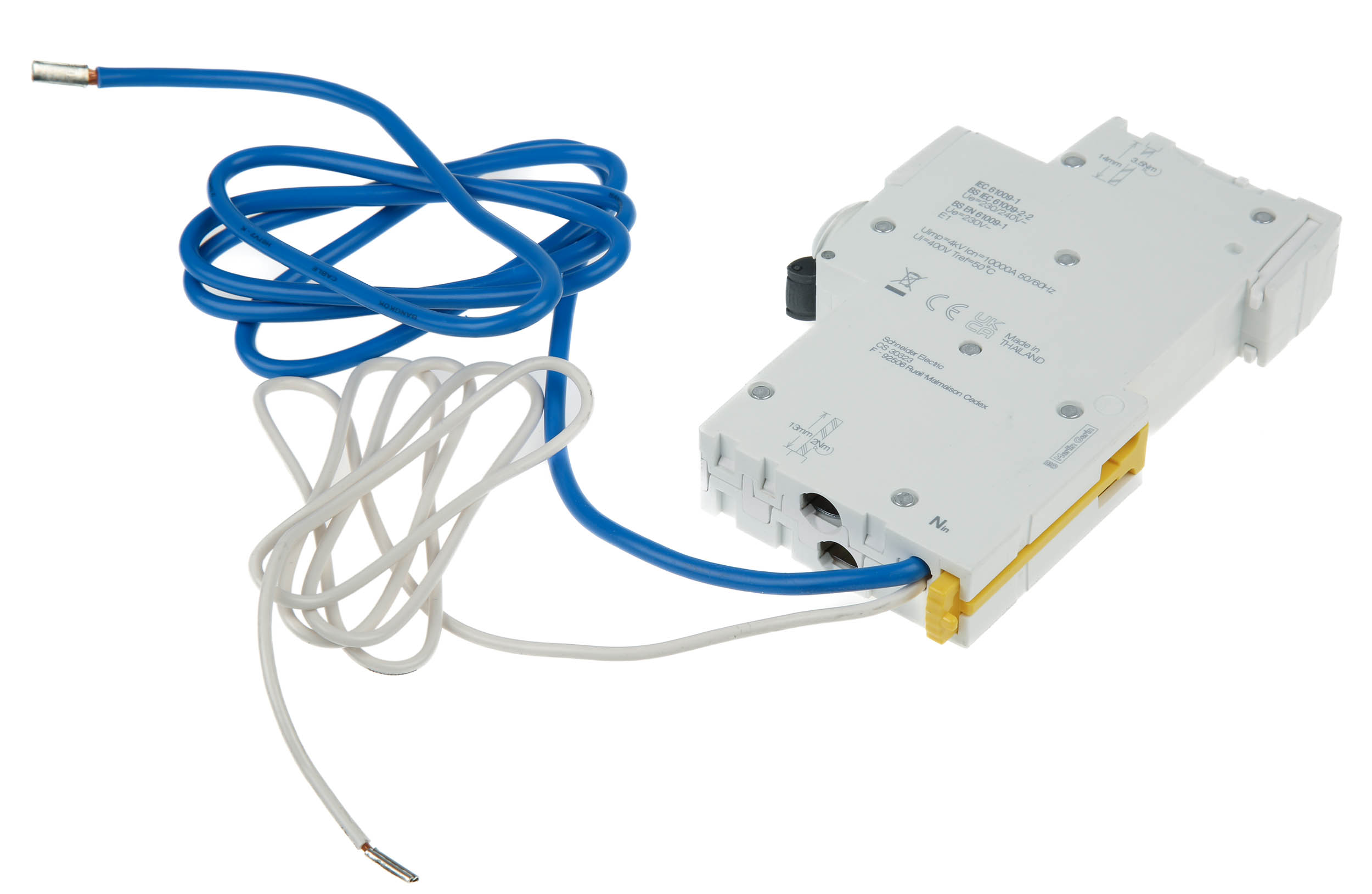 a9d11806 Schneider Electric Residual Current Circuit Breaker with Overload Protection, 6A Current Rating, 1-Pole, 30 mA Trip