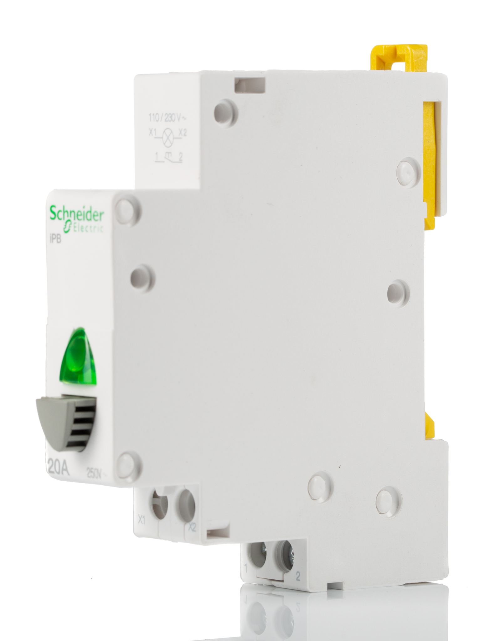 a9e18036 Schneider Electric 250V ac DIN Rail Push Button Circuit Trip