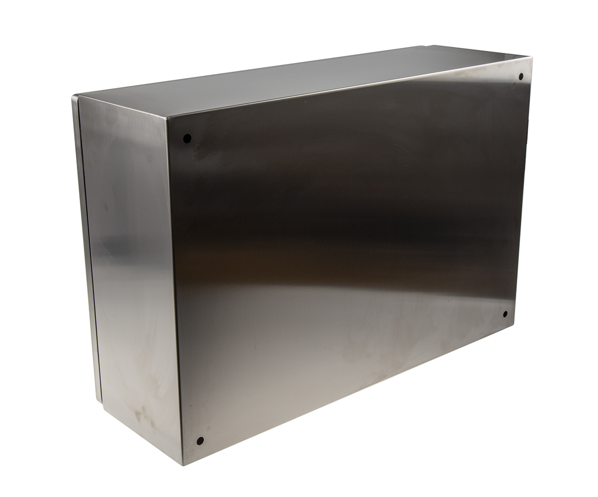 nsys3x4620 Spacial S3X IP66 Wall Box, 304 Stainless Steel, Unpainted, 400 x 600 x 200mm