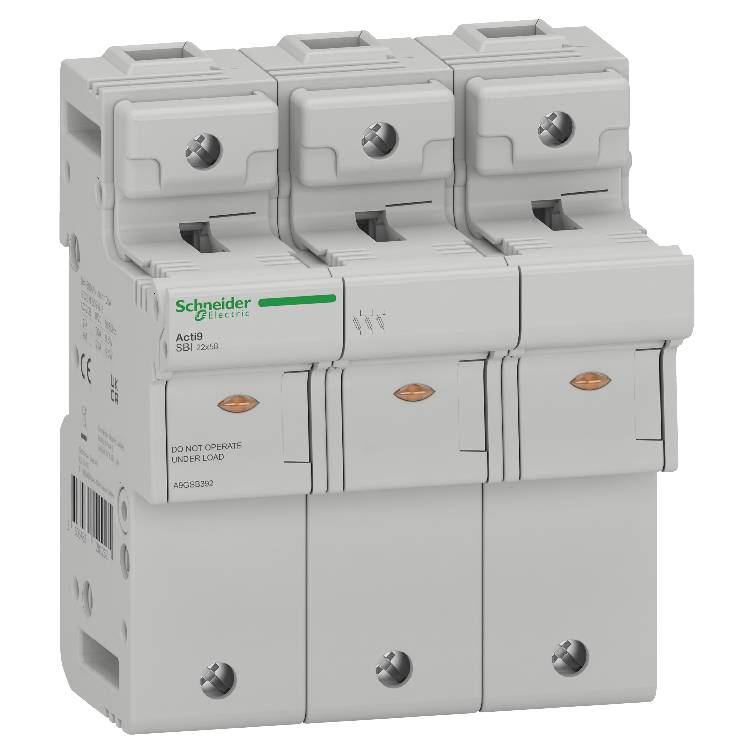 Schneider Electric Fuse Switch Disconnector, 3-Pole
