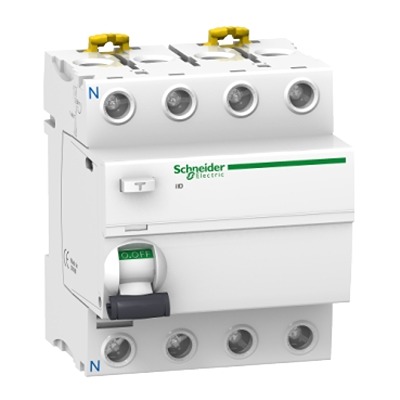 Schneider Electric A9R Series Residual Current Circuit Breaker, 80A, 4-Pole, 500 mA, Type A-SI, 10 kA 415V ac