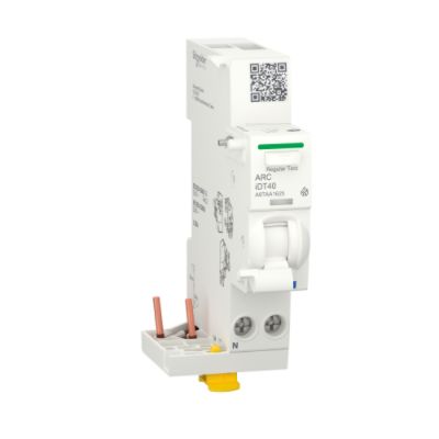 Schneider Electric Residual Current Circuit Breaker with Overload Protection, 25A Current Rating, 1-Pole, Acti9 Range,