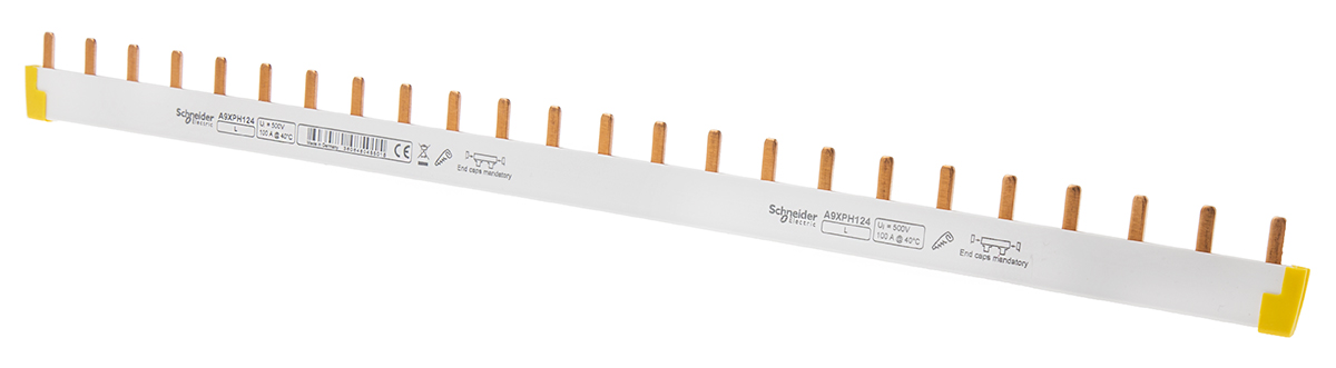 Schneider Electric Acti9 Acti9 1 Phase Busbar, 415 V ac, 18 mm Pitch