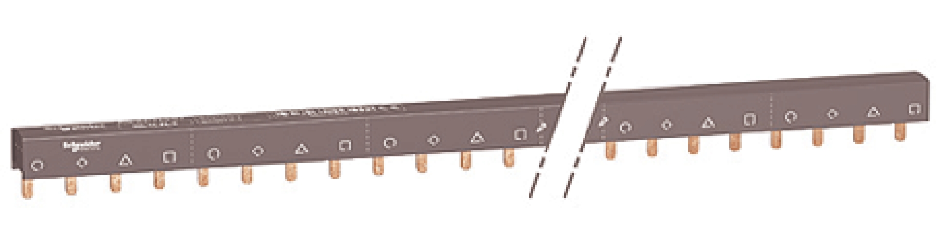Schneider Electric Acti9 Acti9 4 Phase Busbar, 415 V ac, 18 mm Pitch