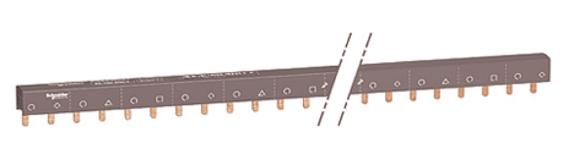 Schneider Electric Acti9 Acti9 4 Phase Busbar, 415 V ac, 18 mm Pitch