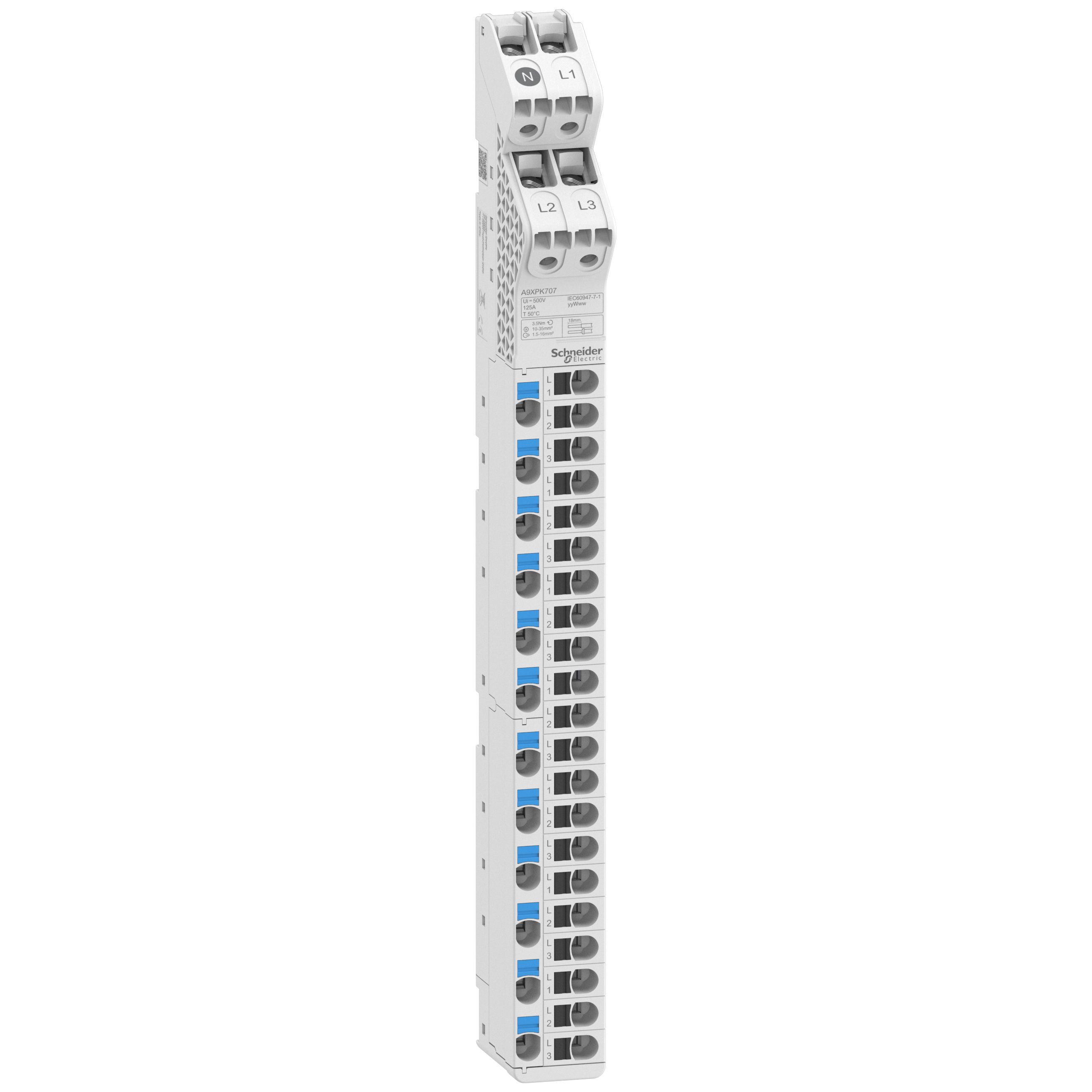 Schneider Electric Acti9 Acti9 1 Phase Busbar, 9 mm Pitch
