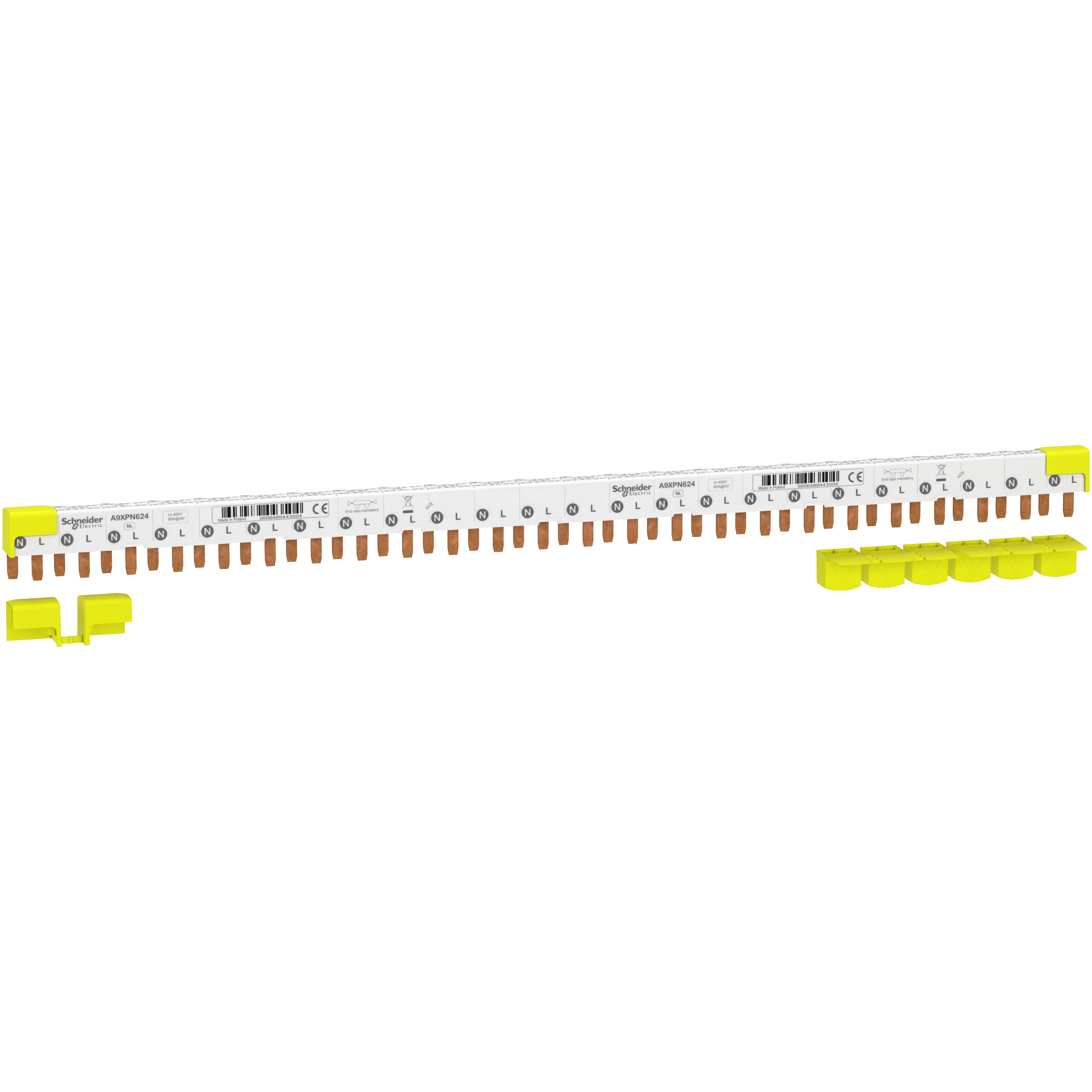 Schneider Electric Acti9 Acti9 iDT40 1 Phase Busbar, 9 mm Pitch