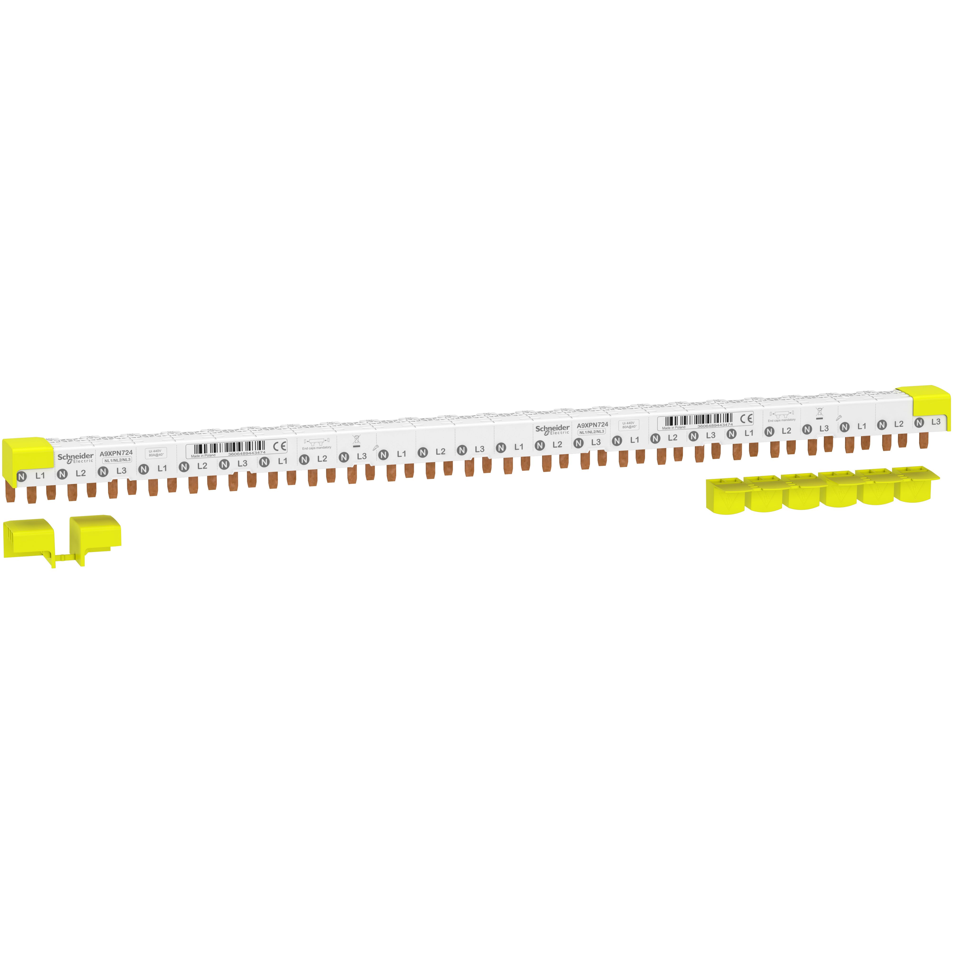 Schneider Electric Acti9 Acti9 iDT40 1 Phase Busbar, 9 mm Pitch