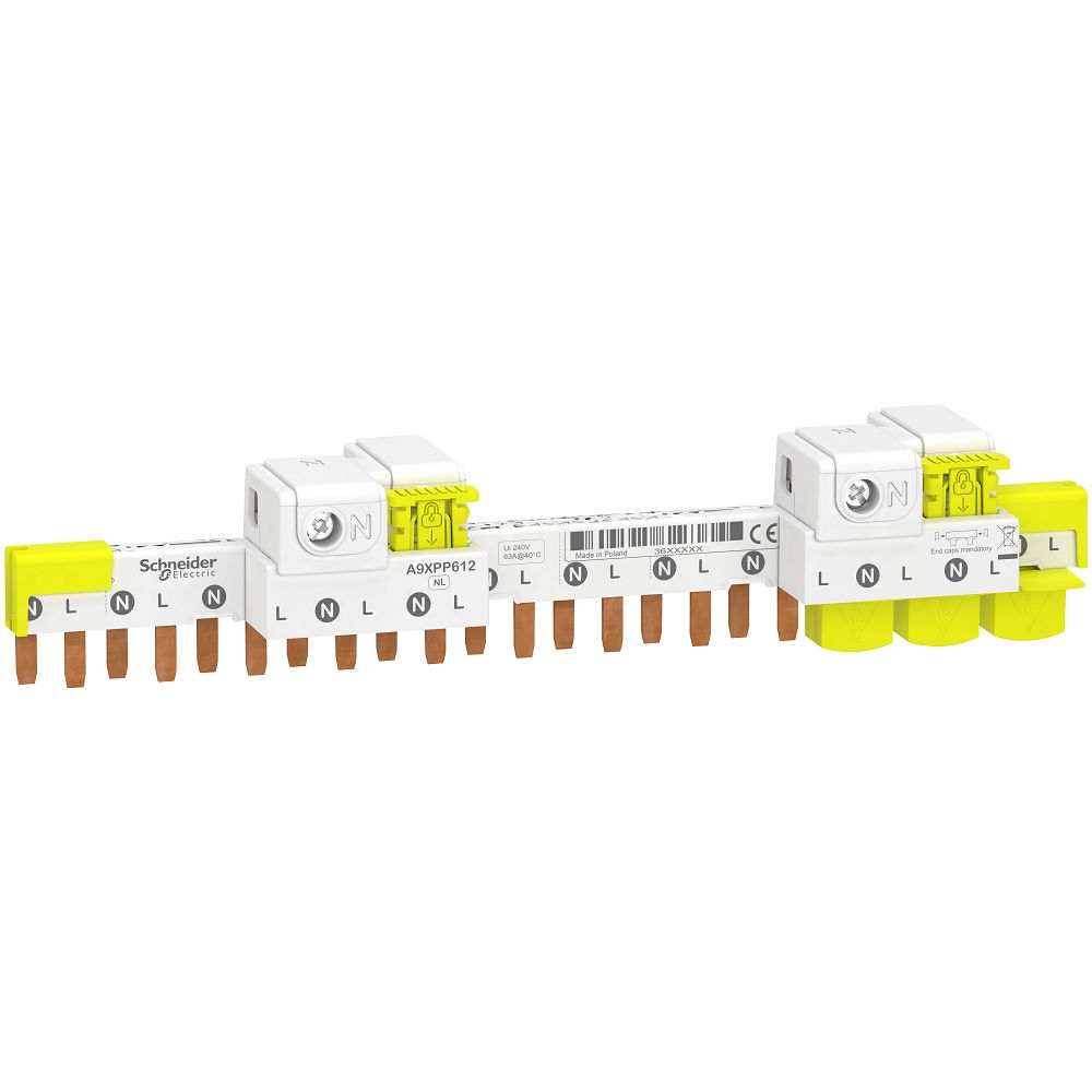 Schneider Electric Acti9 Acti9 iDT40 1 Phase Busbar, 9 mm Pitch