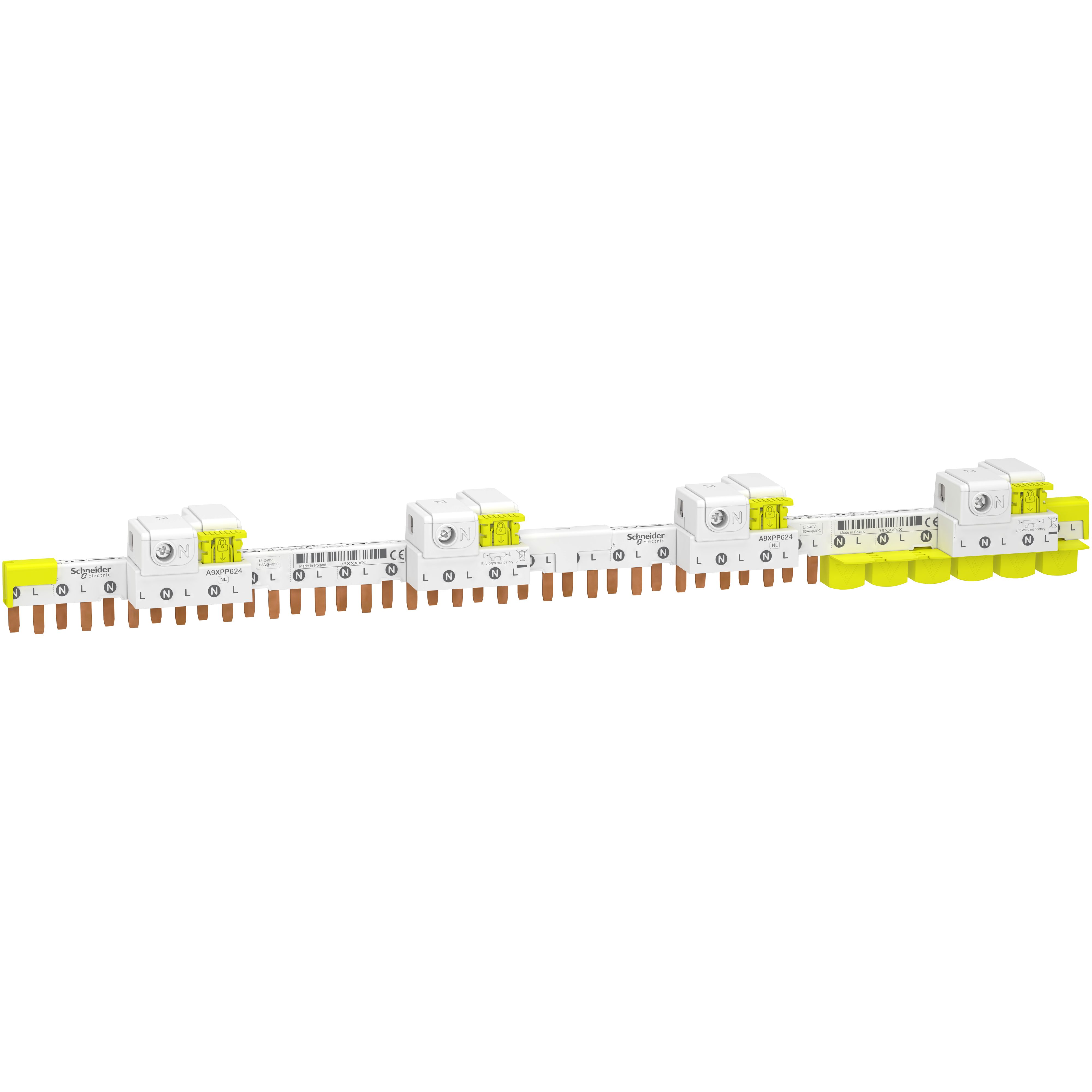 Schneider Electric Acti9 Acti9 iDT40 1 Phase Busbar, 9 mm Pitch
