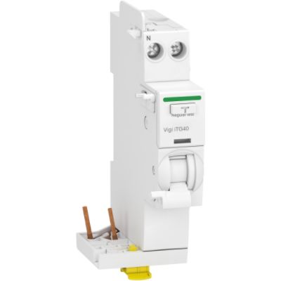 Schneider Electric Acti9 iDT40 Series Residual Current Device, 40A, 1-Pole, 300 mA, Type A-SI, 40 A