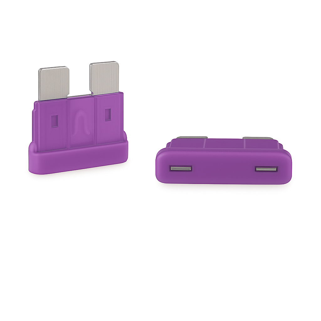 E-Pro 3A Automotive ATO Blade Fuse 32 V DC Fast Acting Violet