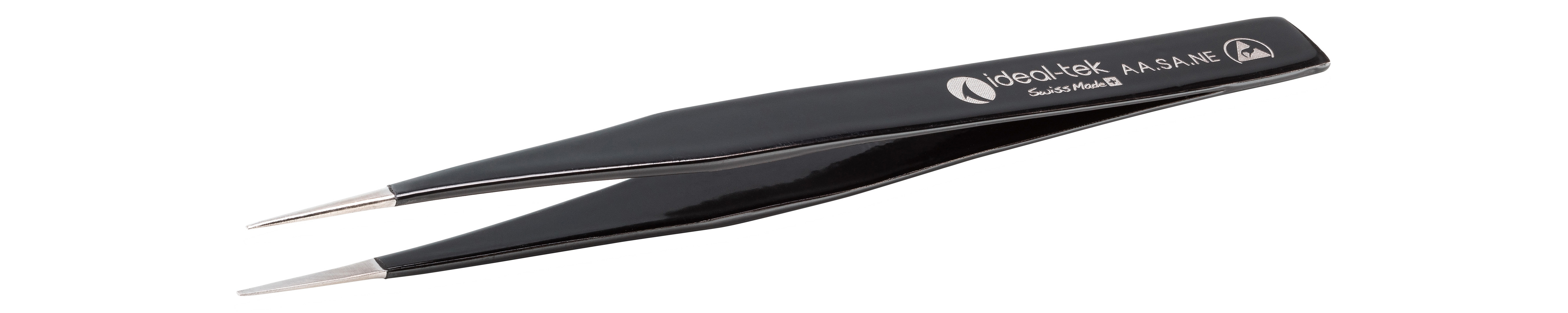 ideal-tek 130mm Stainless Steel Fine ESD Safe Tweezer