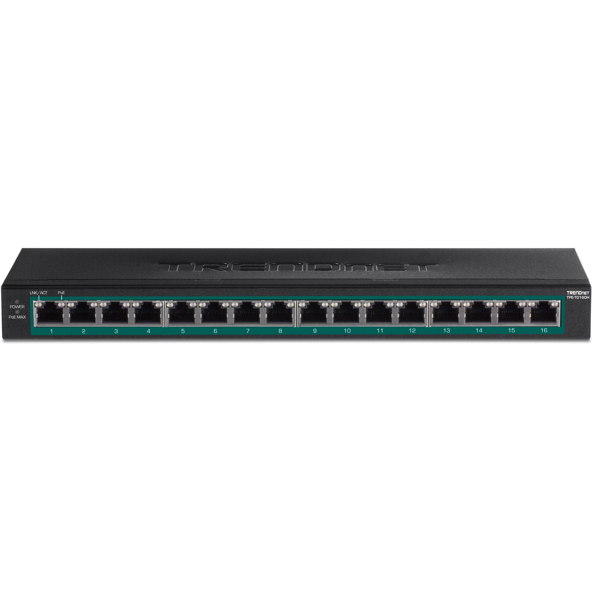 16-Port Gigabit PoE+ Switch
