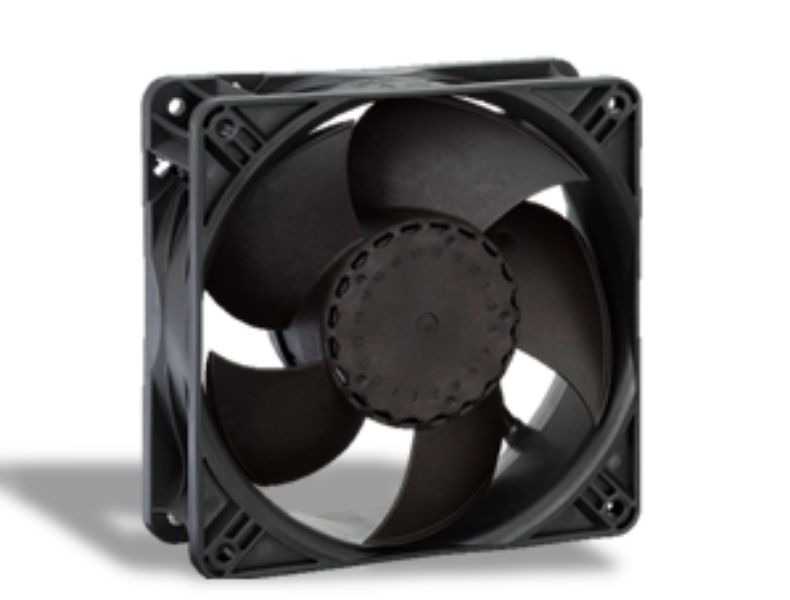 ebm-papst AxiACi 120 Series Axial Fan, 100V ac, 240 V ac, 142 m³/h, 2.7 W, 47 mA Max, IP65 120 mm, 120mm, 38 mm