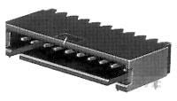 TE Connectivity AMPMODU Series Right Angle Board PCB Header, 3 Contact(s), 2.54 mm Pitch, 1 Row, Shrouded