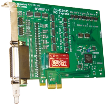 Brainboxes 4 Port PCIe RS422, RS485 Serial Card
