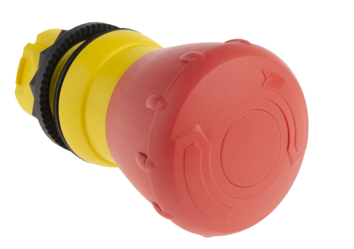 Allen Bradley 800F Series Turn to Release Emergency Stop Push Button, 22mm Cutout, IP65
