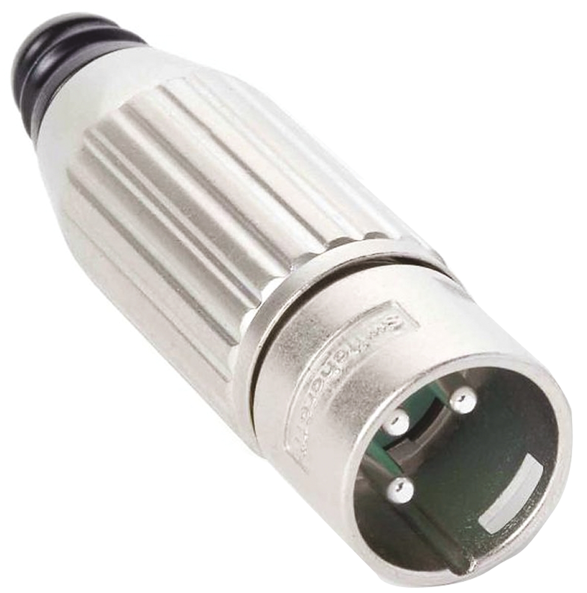 Switchcraft Cable XLR Connector, Straight, 500V Male, 3 Way, Silver Plating